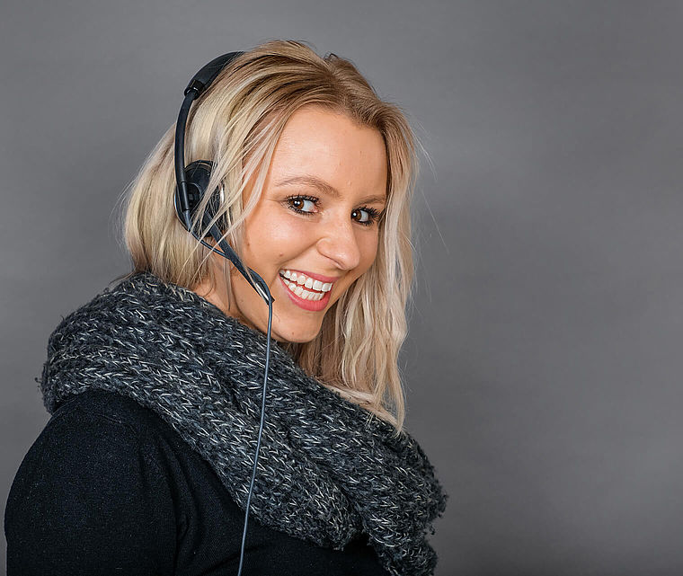 Job: Empfang im Bereich Gebäudemanagement © Wackler Group Empfangskraft Julia Wackler