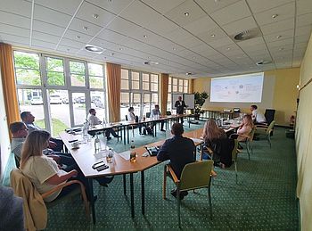 Meeting der Niederlassungsleiter der WACKLER Personal-Service GmbH Die Niederlassungsleiter der WACKLER Service-GmbH im Meeting in Chemnitz