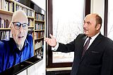 Peter Blenke im Gespräch mit Prof. Berg Peter Blenke (rechts) im Gespräch mit Herrn Prof. Berg