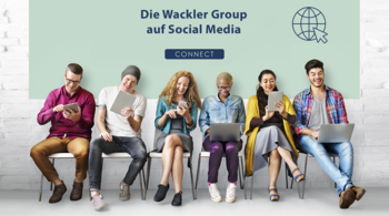 Menschen mit Laptops, Tablets und Smartphones