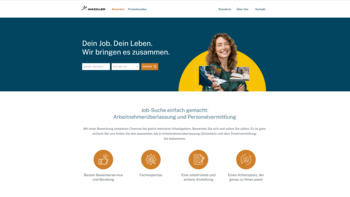 neue Website der Wackler Personal-Service