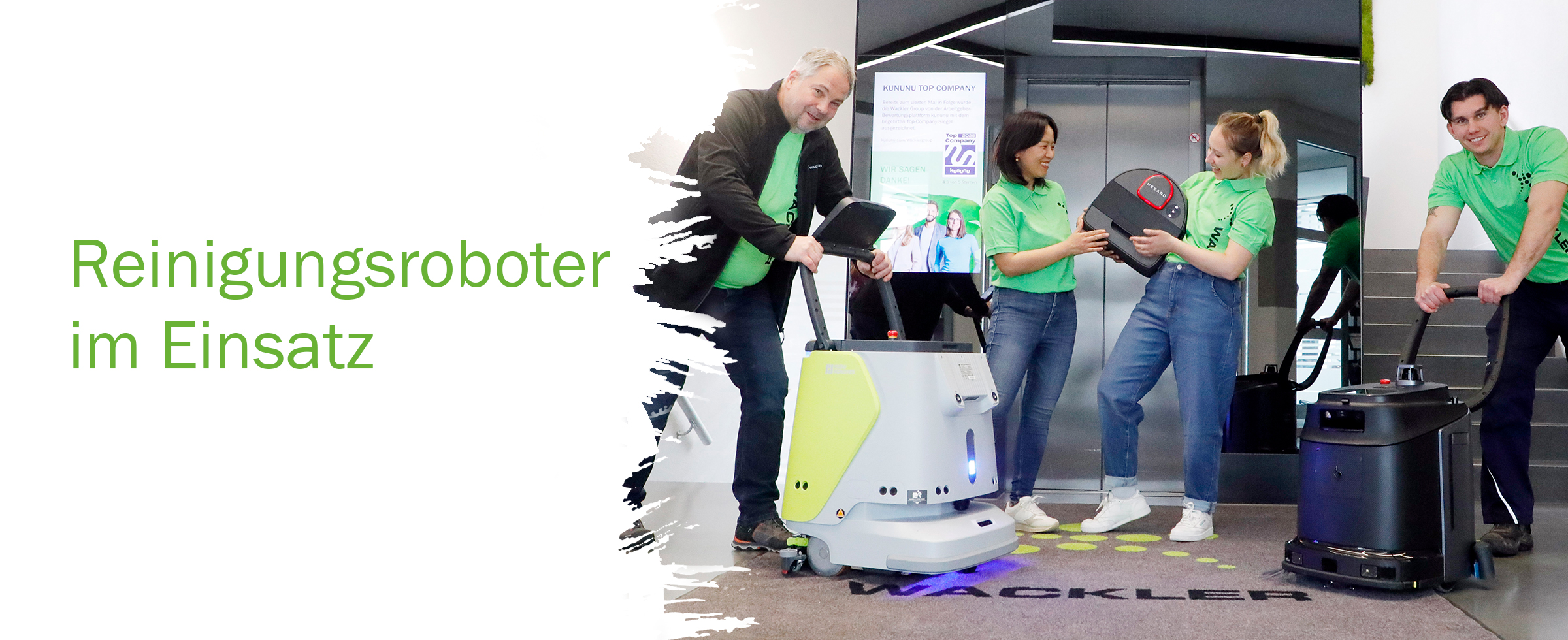 Reinigungsrobotik im Einsatz