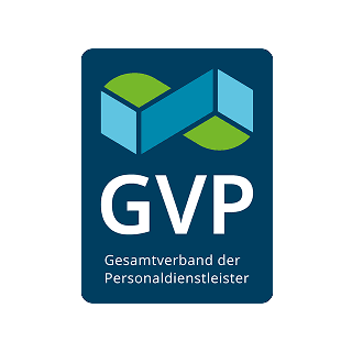 Logo des Gesamtverbands der Personaldienstleister GVP.