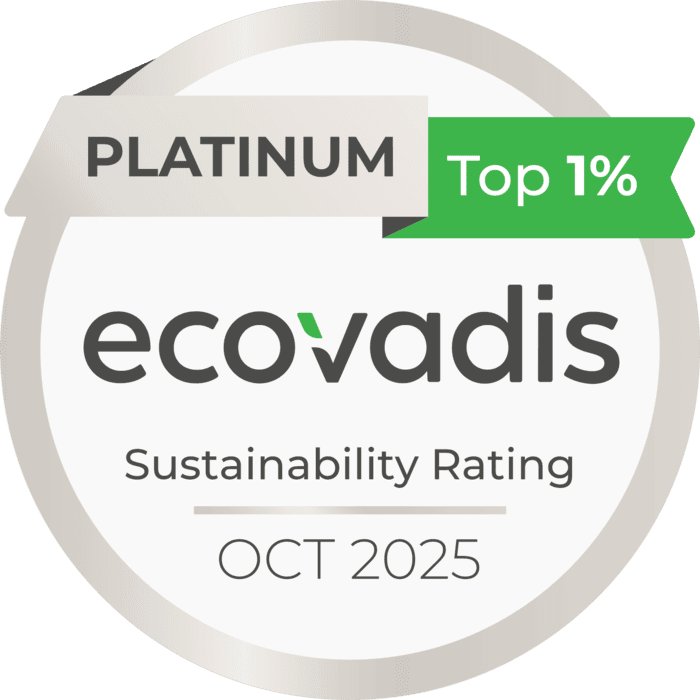 EcoVadis Platin-Medaille