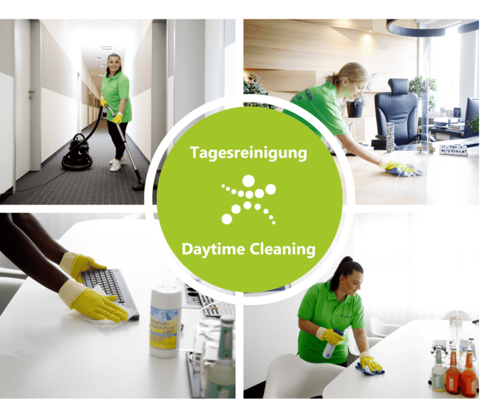 Tageskräfte in der Gebäudereinigung
