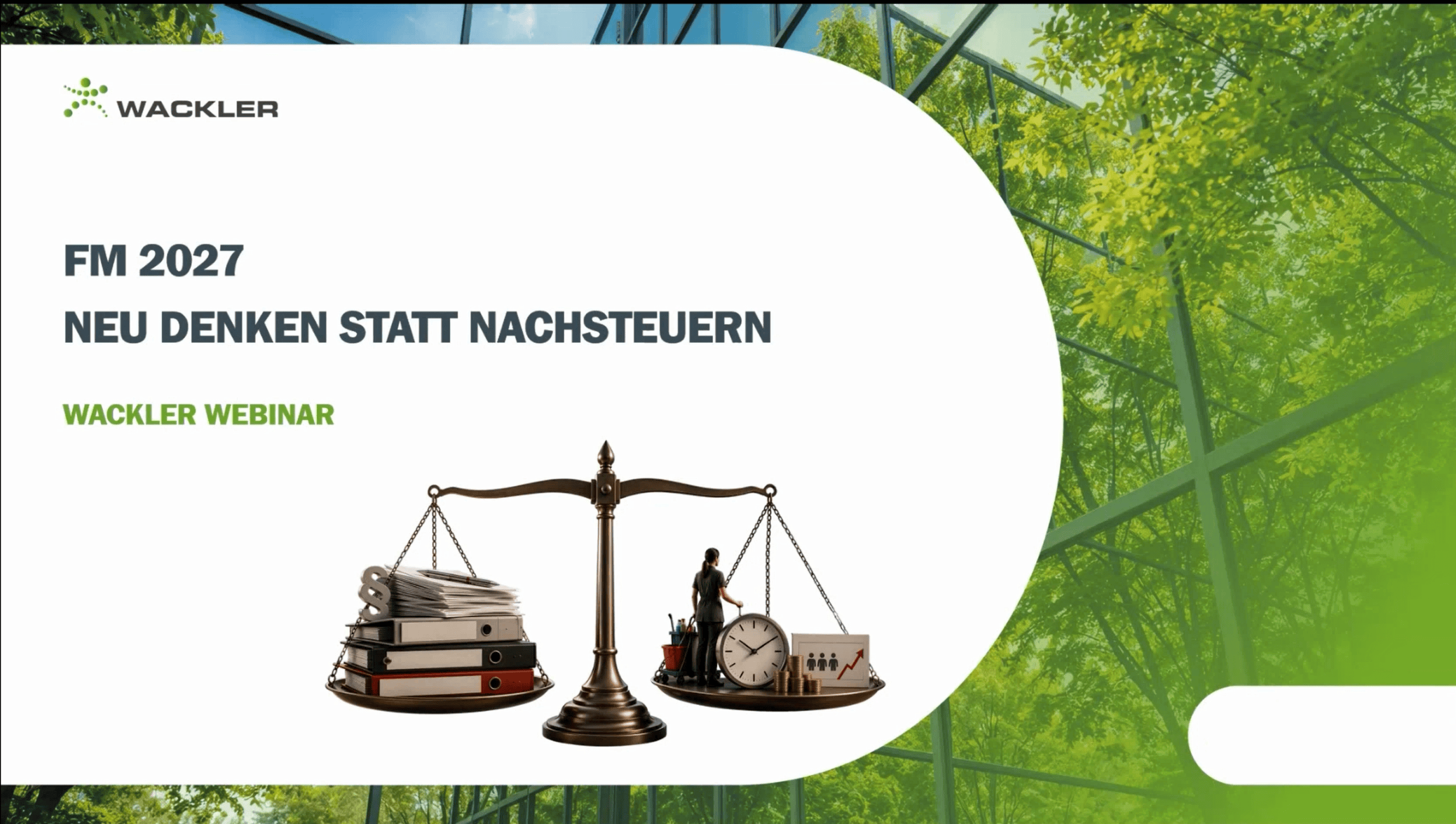Balance zwischen Kosten und Qualität in der Gebäudereinigung.